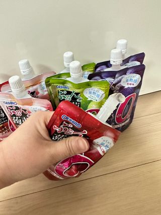 ORIHIRO 오리히로 곤약젤리 제로칼로리 130g 4종 4팩(맛별로 1팩씩) — 5점을 준 리뷰어가 2023년 1월 올린 사용 사진