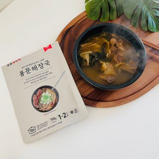 요리반상회 용문해장국 2팩 + 뚝배기 1개 — 4점을 준 리뷰어가 2021년 3월 올린 사용 사진
