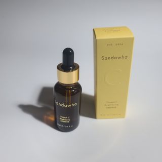 스킨큐어 산다화 비타민c 화이트닝 에센스 30ml — 5점을 준 리뷰어가 2022년 2월 올린 사용 사진