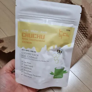 녹다 츄츄고체치약 150정 프로폴리스 죽염 씹는 치약 — 5점을 준 리뷰어가 2022년 12월 올린 사용 사진
