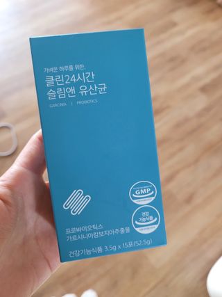 클린24시간 슬림앤유산균 1박스 (3.5g X 15포) — 5점을 준 리뷰어가 2022년 7월 올린 사용 사진