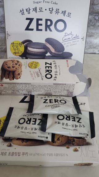 ZERO (초콜릿 칩 쿠키, 카카오 케이크, 후르츠 젤리, 아이스 콜라, 아이스 초코바) — 5점을 준 리뷰어가 2022년 6월 올린 사용 사진