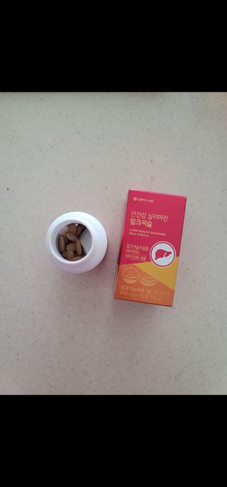 서울약사신협 간건강 실리마린 밀크씨슬 800mg, 60정 — 5점을 준 리뷰어가 2021년 10월 올린 사용 사진