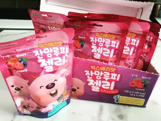 [팔도] 잔망루피젤리 믹스베리맛 42g 8개 — 5점을 준 리뷰어가 2022년 1월 올린 사용 사진