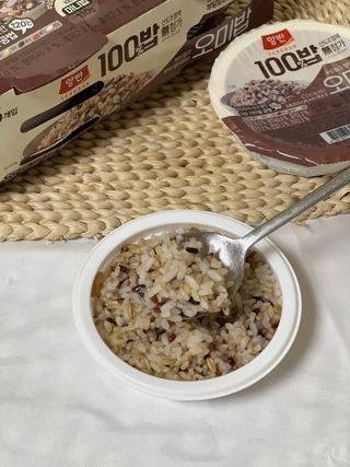 [구매평]양반 동원 양반 100밥 오미밥, 130g, 12개 — 5점을 준 리뷰어가 2025년 4월 올린 사용 사진