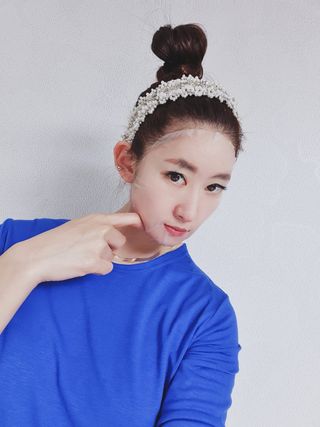 체르엠 그린 케비어 더블워터 마스크팩 5매입  2팩 — 5점을 준 리뷰어가 2021년 12월 올린 사용 사진