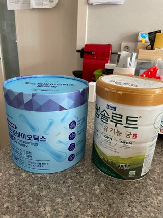 서울약사신협_포스트바이오틱스패밀리_5g x 100포 — 5점을 준 리뷰어가 2021년 3월 올린 사용 사진