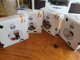 [블루 본 아이노우] 유아용 컬러마스크 40 PCS SET 2중 택 1 — 5점을 준 리뷰어가 2021년 4월 올린 사용 사진