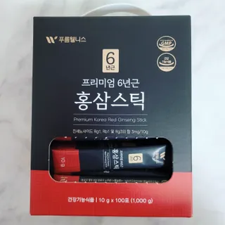 [푸름웰니스] 프리미엄 6년근 홍삼스틱 3mg x 100포 — 5점을 준 리뷰어가 2022년 3월 올린 사용 사진