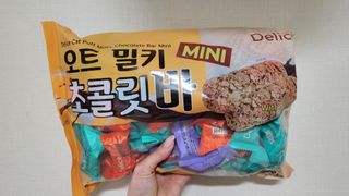 델리스 오트 밀키 초콜릿 바 — 4점을 준 리뷰어가 2022년 4월 올린 사용 사진