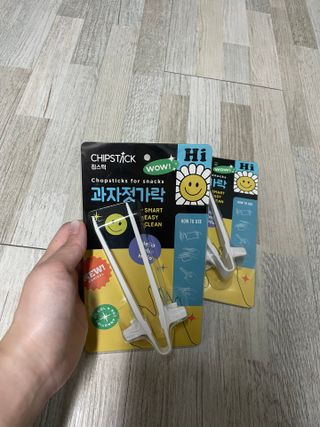 칩스틱 과자젓가락 게이밍젓가락 2ea / KC인증 식품용 — 5점을 준 리뷰어가 2021년 11월 올린 사용 사진