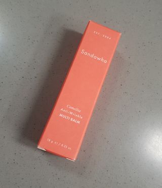 스킨큐어 산다화 카멜리아 안티 링클 멀티밤 — 5점을 준 리뷰어가 2022년 11월 올린 사용 사진