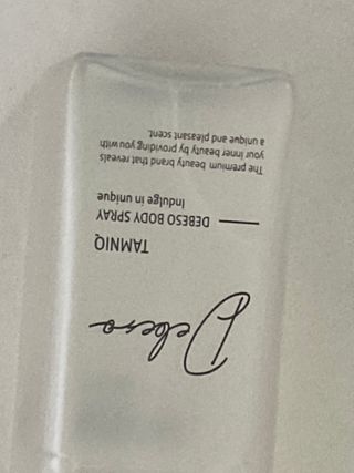 탐니크 바디미스트 디베쏘 150ml — 5점을 준 리뷰어가 2021년 2월 올린 사용 사진