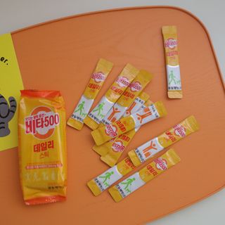 광동제약 [광동] 비타500데일리스틱 70포X2개 + 뚱랑이엽서 + 쇼핑백 증정 — 5점을 준 리뷰어가 2022년 1월 올린 사용 사진