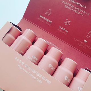 랩앤뷰티 메가 벨벳 콜라겐 12000 — 5점을 준 리뷰어가 2021년 5월 올린 사용 사진