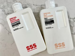 트리플에스 탈모 샴푸 275ml + 실크 트리트먼트 275ml — 5점을 준 리뷰어가 2021년 4월 올린 사용 사진