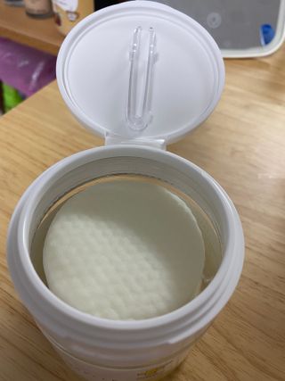 랑벨 비타 에너지 잡티 앰플 패드 65매 (투명하고 밝은 얼굴 광채패드) — 5점을 준 리뷰어가 2022년 6월 올린 사용 사진