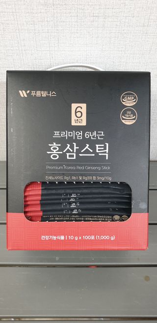[푸름웰니스] 프리미엄 6년근 홍삼스틱 3mg x 100포 — 5점을 준 리뷰어가 2022년 3월 올린 사용 사진