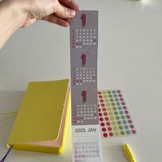 리훈 2023년 이야기다이어리 숏 날짜형 — 5점을 준 리뷰어가 2023년 1월 올린 사용 사진