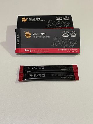 새롬바이오 리생 [미쾌변] 차전자피 식이섬유 건강기능식품 3팩 — 5점을 준 리뷰어가 2021년 6월 올린 사용 사진