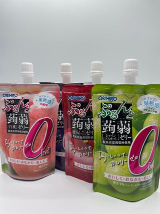 ORIHIRO 오리히로 곤약젤리 제로칼로리 130g 4종 4팩(맛별로 1팩씩) — 5점을 준 리뷰어가 2023년 3월 올린 사용 사진
