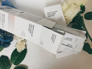 닥터윤 더마스킨 화이트 글레이즈 저분자 피쉬콜라겐 펩타이드 — 5점을 준 리뷰어가 2022년 8월 올린 사용 사진