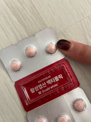 [리노브] 4세대 활성엽산 액티폴릭 270mg x 30정 — 5점을 준 리뷰어가 2022년 10월 올린 사용 사진