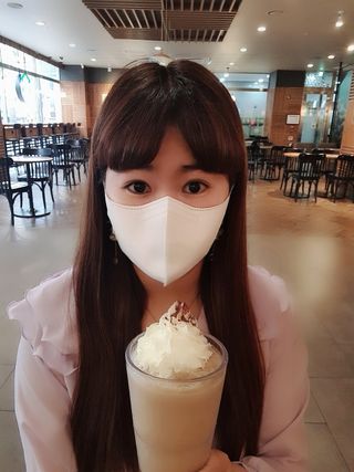 끌린에르 스포츠 귀편한 새부리형 마스크 (뉴컬러포함) — 5점을 준 리뷰어가 2022년 5월 올린 사용 사진
