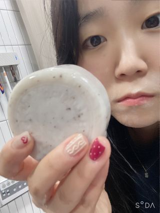 리더스코스메틱 리더스 밀크 밸런싱  마스크  솝 — 4점을 준 리뷰어가 2021년 12월 올린 사용 사진