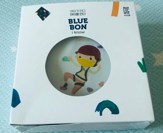 [블루 본 아이노우] 유아용 컬러마스크 40 PCS SET 2중 택 1 — 4점을 준 리뷰어가 2021년 4월 올린 사용 사진
