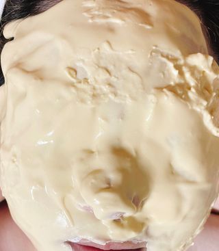 투비어레이디 젤리팩 25g /6종 중 랜덤3종 발송/ 도구가 필요없는 피부관리끝판왕 모델링팩 — 3.5점을 준 리뷰어가 2021년 6월 올린 사용 사진