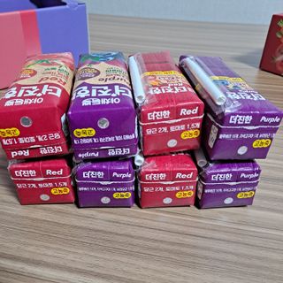 [롯데칠성] 야채듬뿍 더'진한 [롯데칠성] 야채는 이제 COLORFULL! 야채듬뿍  더 진한 레드 4개 +퍼플 4개 (총 8개) — 5점을 준 리뷰어가 2023년 6월 올린 사용 사진