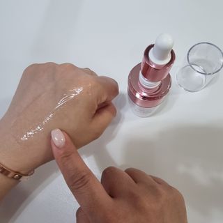 나우 [리브엠] 123억개 엑소좀으로 채운 눈부신 광채, 엑소코어 화이트닝 텐션 앰플 — 5점을 준 리뷰어가 2023년 6월 올린 사용 사진