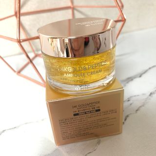 아이앤립 / EYENLIP 아이앤립 24K 골드 N 펩타이드 앰플 크림 — 5점을 준 리뷰어가 2021년 3월 올린 사용 사진