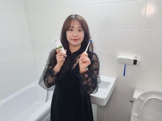 주식회사 클린디 [클린디] 고기능성 칫솔 세트_기능모/탄력모/미세모/초극세모 — 5점을 준 리뷰어가 2022년 3월 올린 사용 사진