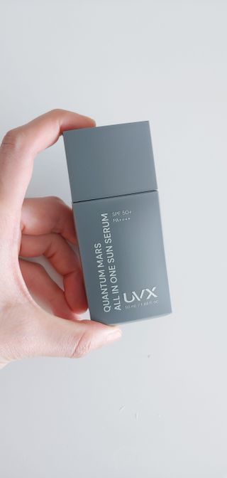 UVX 퀀텀 마스 올인원 선세럼 — 3점을 준 리뷰어가 2024년 2월 올린 사용 사진