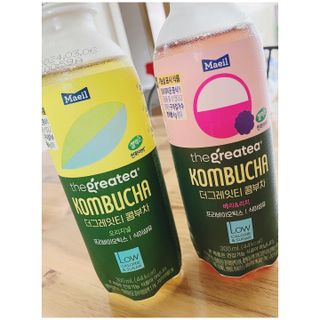 더그레잇티 콤부차 [매일유업] 더그레잇티 44kcal 콤부차 300ml *12개입 (오리지널 6개+베리리치 6개) — 5점을 준 리뷰어가 2023년 8월 올린 사용 사진