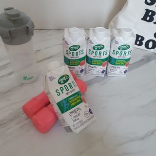 셀렉스스포츠 셀렉스 스포츠 웨이 프로틴 복숭아_ 330ml x 12팩 — 5점을 준 리뷰어가 2021년 4월 올린 사용 사진