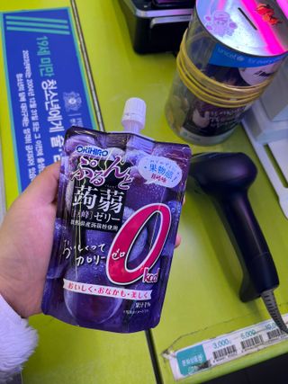 ORIHIRO 오리히로 곤약젤리 제로칼로리 130g 4종 4팩(맛별로 1팩씩) — 3.5점을 준 리뷰어가 2023년 2월 올린 사용 사진