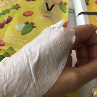 [후르디아] 골라쓰는 비건마스크팩 2종 -백년초 / 망고 — 5점을 준 리뷰어가 2021년 9월 올린 사용 사진