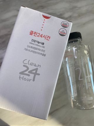 클린24시간 1BOX(5포) + 전용보틀(500ml) — 4.5점을 준 리뷰어가 2022년 10월 올린 사용 사진