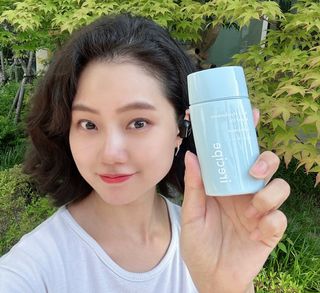 아이레시피 마일드 히알루로닉 모이스트 업 선스크린 SPF50+ PA++++ — 5점을 준 리뷰어가 2023년 6월 올린 사용 사진