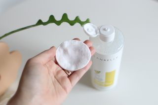 랑벨 내츄럴 딥 클렌징 워터 500ml — 5점을 준 리뷰어가 2022년 6월 올린 사용 사진