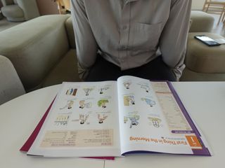 [웅진컴퍼스 EEA] 일상영어표현 낭독편+액티비티북 — 4점을 준 리뷰어가 2023년 7월 올린 사용 사진