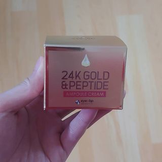 아이앤립 / EYENLIP 아이앤립 24K 골드 N 펩타이드 앰플 크림 — 5점을 준 리뷰어가 2021년 5월 올린 사용 사진