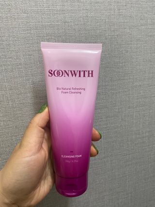 SOONWITH 바이오 내추럴 리프레싱 폼클렌징 — 5점을 준 리뷰어가 2021년 5월 올린 사용 사진