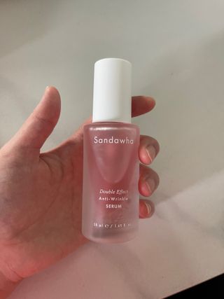 산다화 더블 이펙트 안티 링클 세럼 50ml — 5점을 준 리뷰어가 2023년 2월 올린 사용 사진