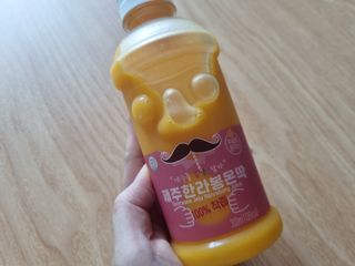 탐라원 제주의 맛, 몬딱주스 4종세트 - 한라봉몬딱주스, 천혜향몬딱주스, 청귤에이드, 당근몬딱주스 — 4.5점을 준 리뷰어가 2021년 8월 올린 사용 사진