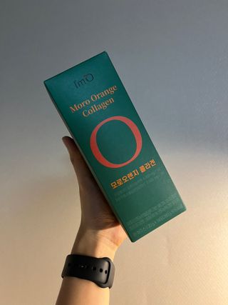 아임오 모로오렌지 콜라겐 1box (14포) — 5점을 준 리뷰어가 2023년 3월 올린 사용 사진