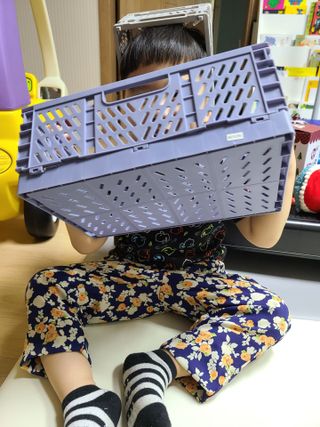 에프에이치아이코리아 다용도 폴딩박스 — 4점을 준 리뷰어가 2021년 6월 올린 사용 사진